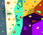 Free Climbing Wall Vector