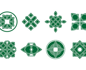 Free Green Celtic Ornament Vector
