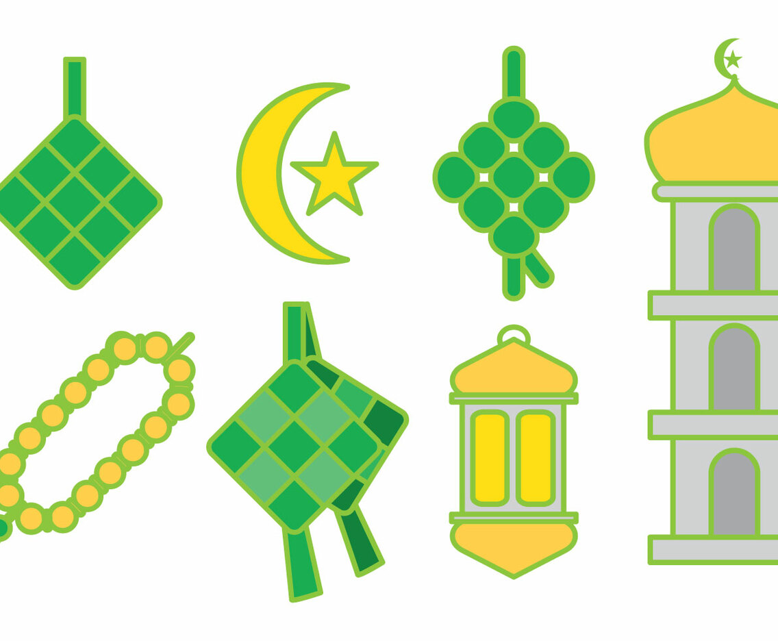 Ketupat Ramadan Vector