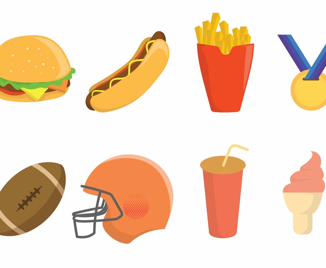 Free Tailgate Party Icon Set