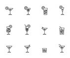Cocktails Icons