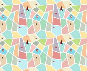 Colorful Flat Map Legend Vector