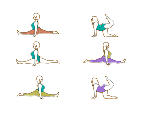 Big Women Exercising Vectors