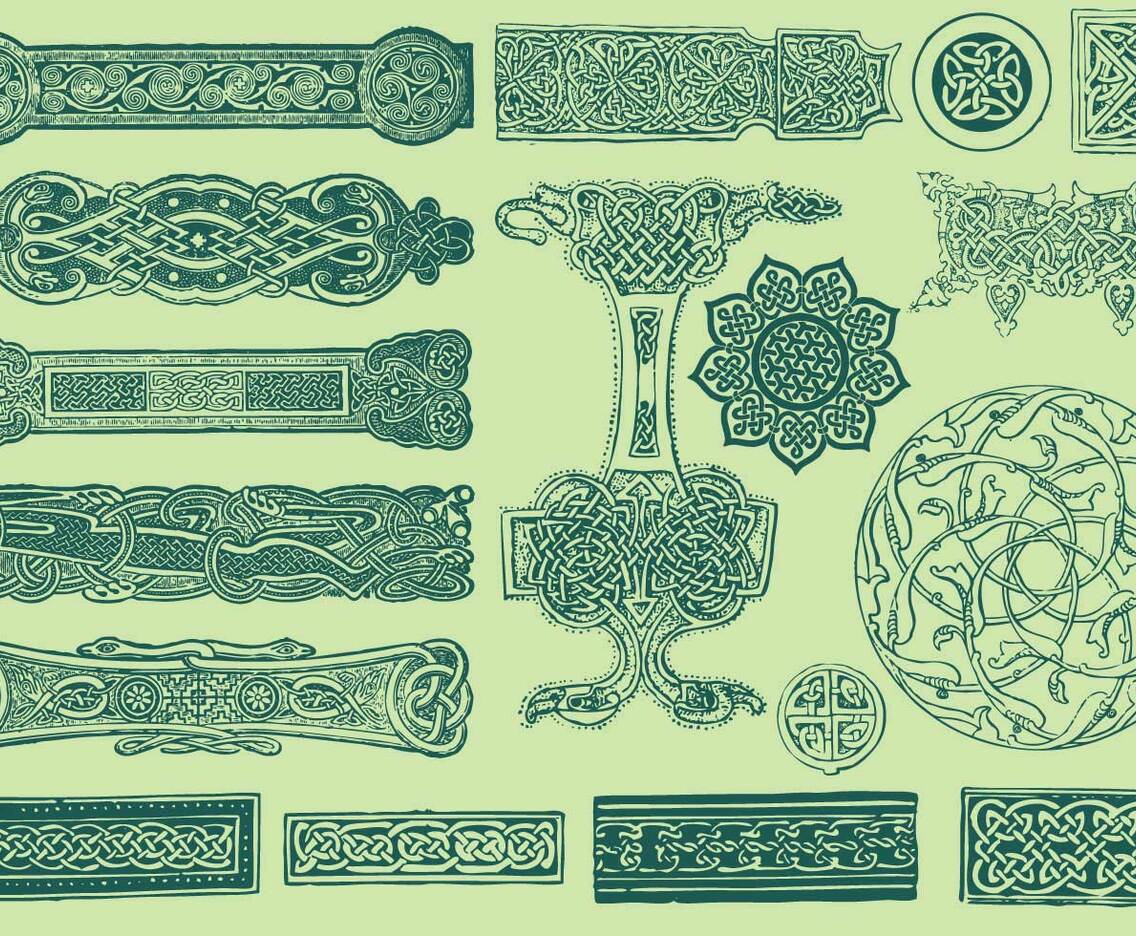Celtic Dividers And Ornaments