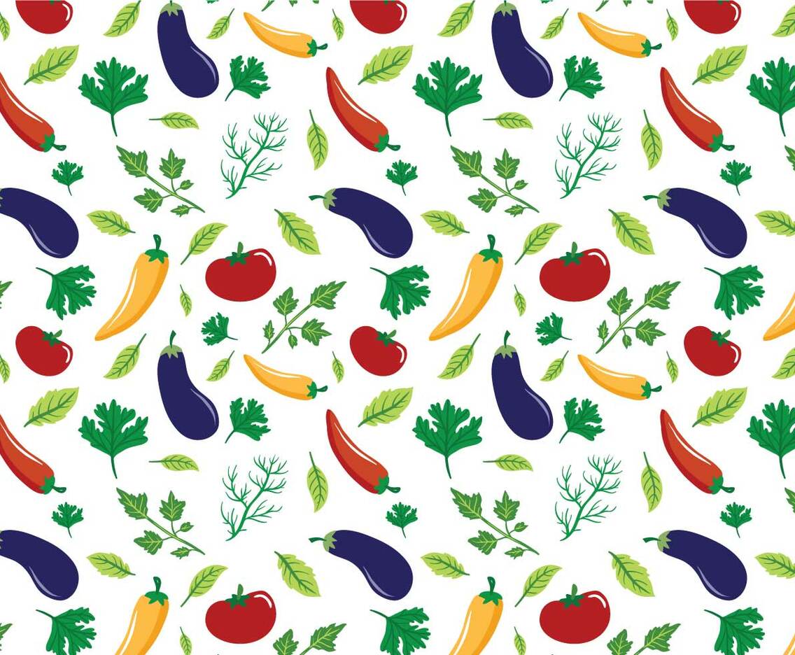 Free Vegetables Patterns Vectors