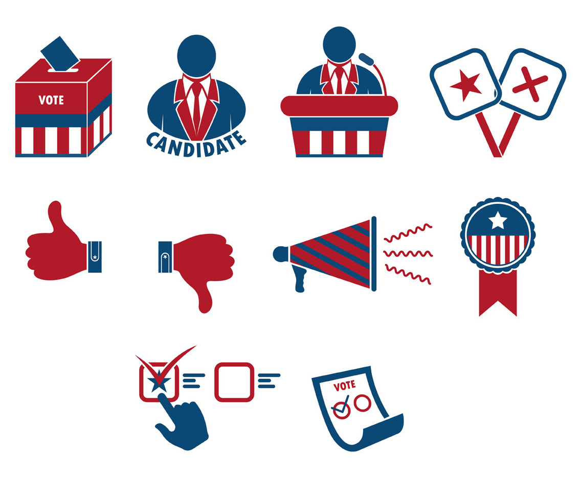 Set Of Presidential Elections Icon