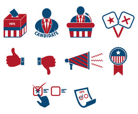 Set Of Presidential Elections Icon