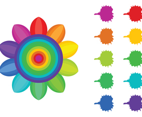 Free color mix - Vector Art