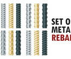 Rebars Vector Illustration