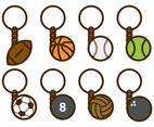 Free Sport Key Chains Vector