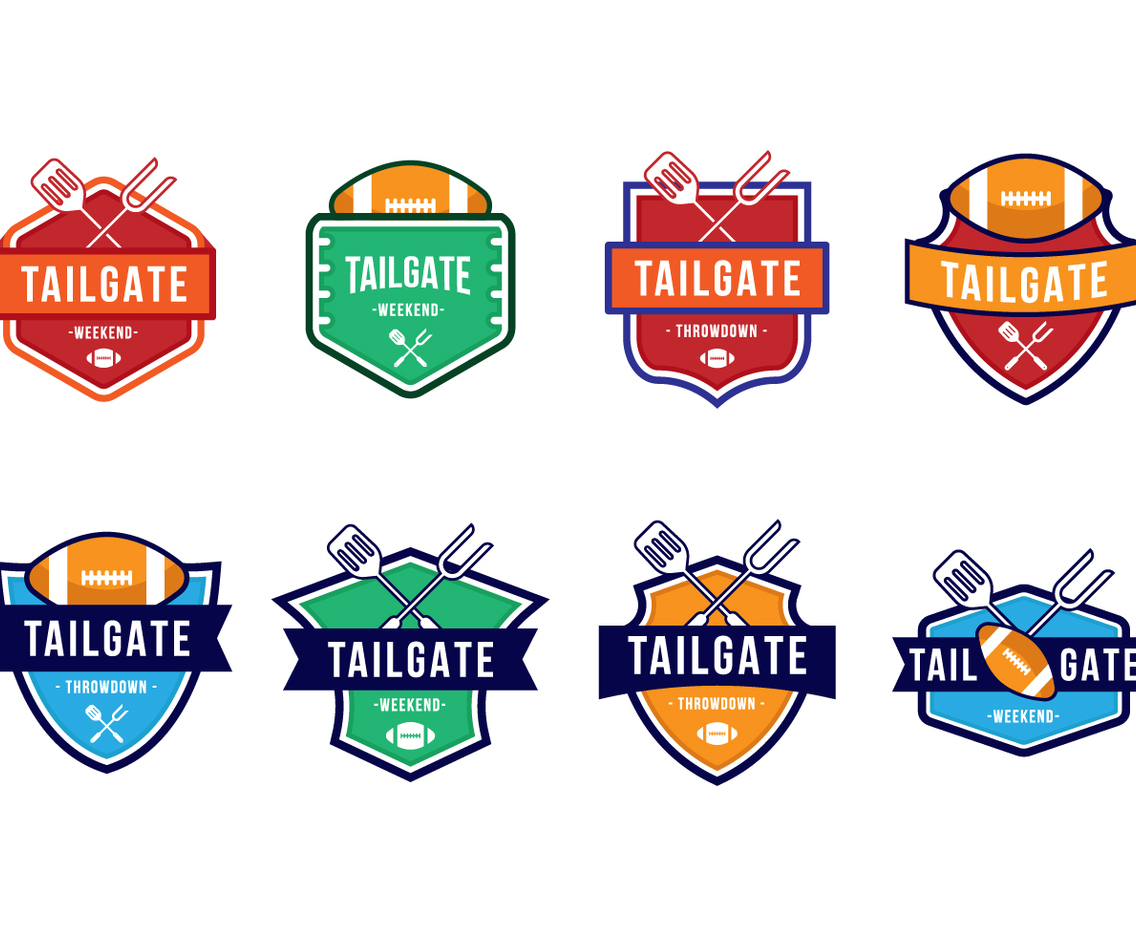 Free American Football Tailgate Party Badges