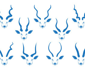Kudu Horn Vector Stock