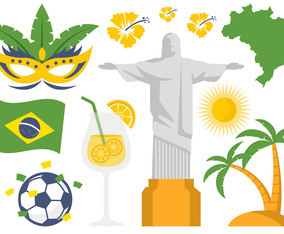 Free Brazil Illustration Icon and Symbol Vector