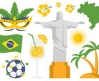 Free Brazil Illustration Icon and Symbol Vector