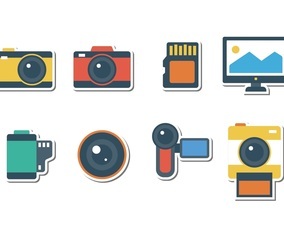 Free Sticker Photography Icons
