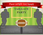 Vector Flyer Design Tailgating