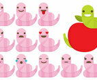 Earthworm Emoticons