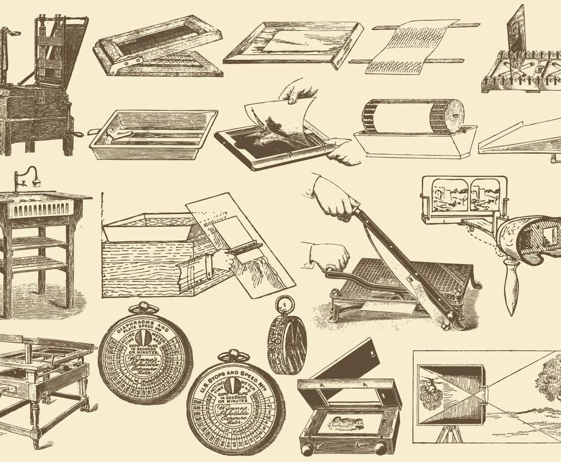 Antique Photography Process