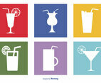 Assorted Drinks Icon Set