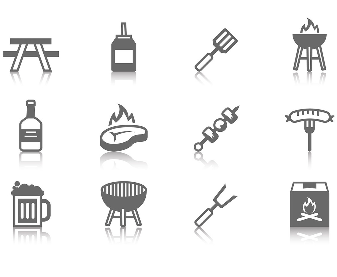 Free Barbecue Icons Vector
