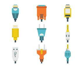 Free Different Connection Plug Vector