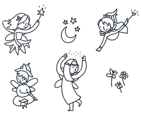 Coloring Printable Pixies