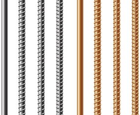 Free Rebars and Reinforcement Steel Vector