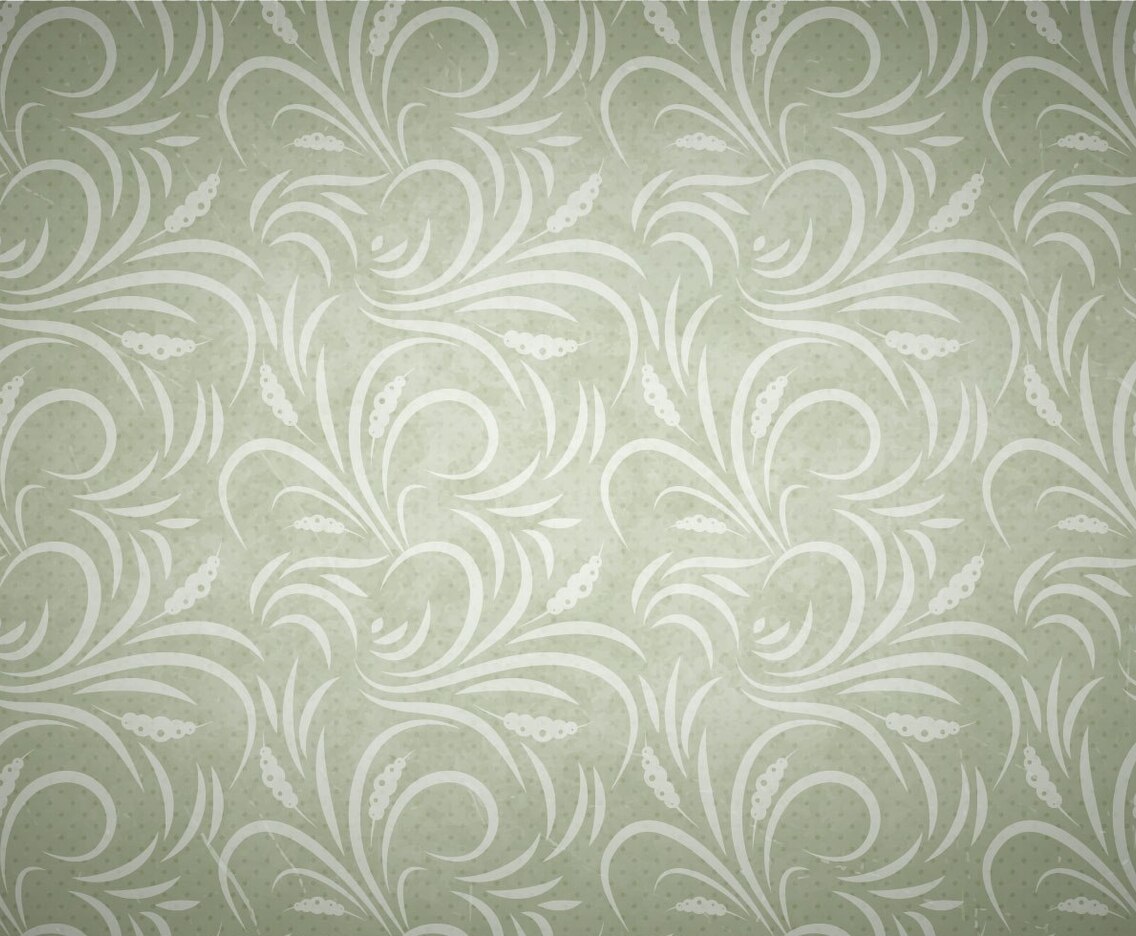 Olive Vector Western Flourish Seamless Pattern