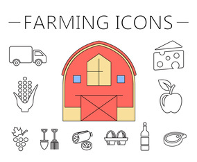 Farm Vector Illustration