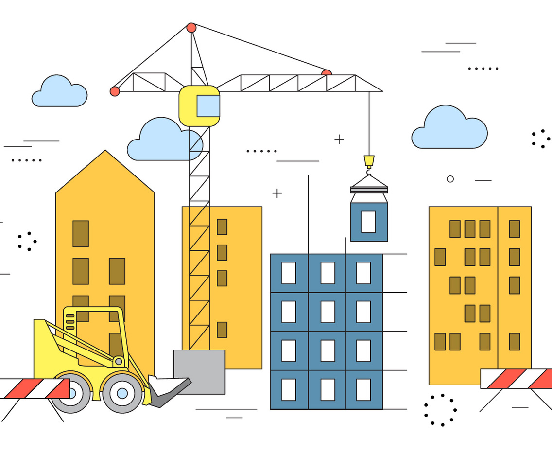 Vector Building Construction