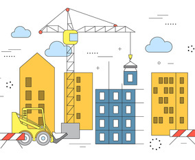 Vector Building Construction