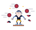 Free Dodge Ball Vector