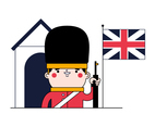 Free English Guard Vector