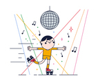 Free Skates Dance Vector