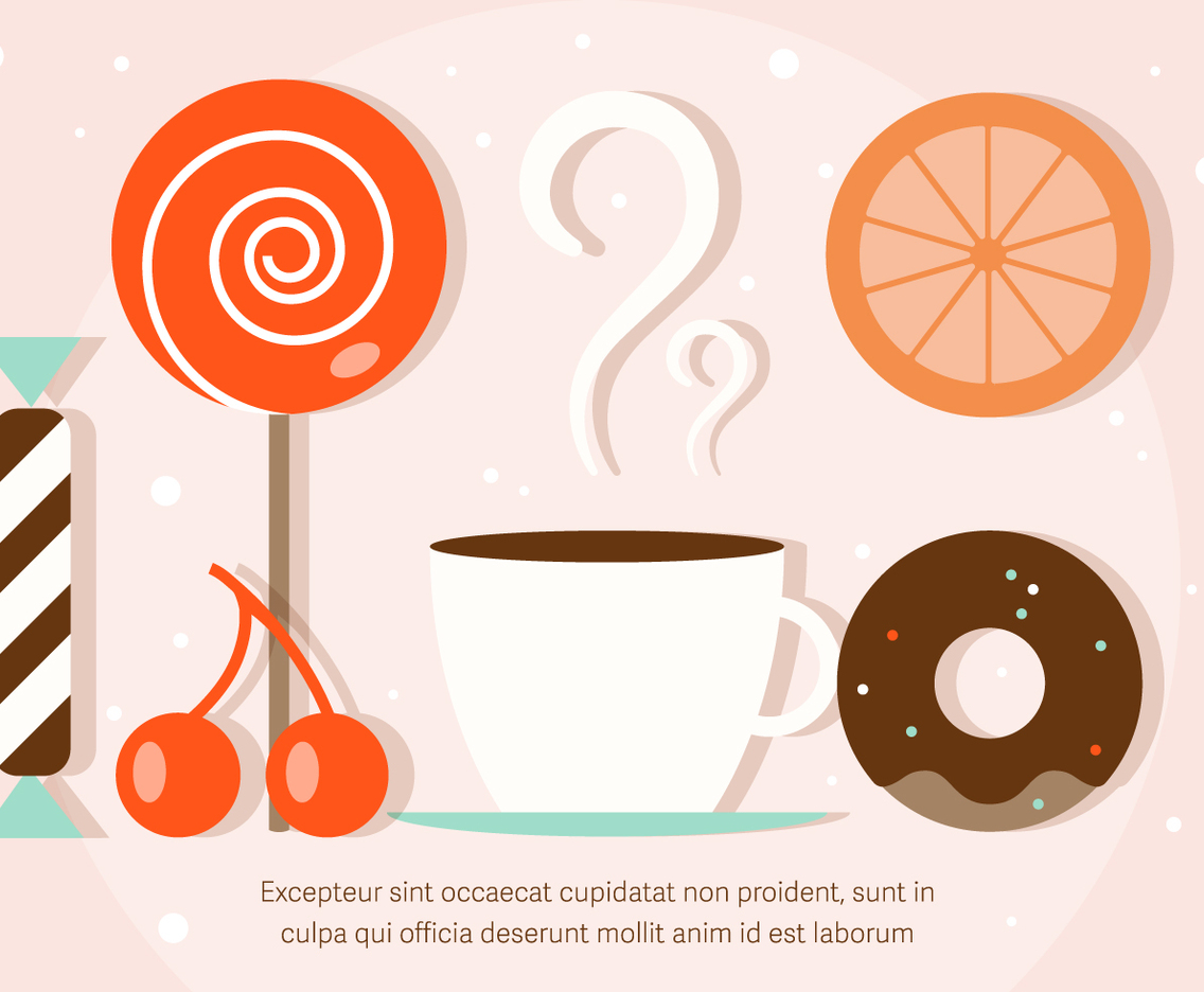 Free Sweets Vector Illustration