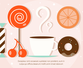 Free Sweets Vector Illustration