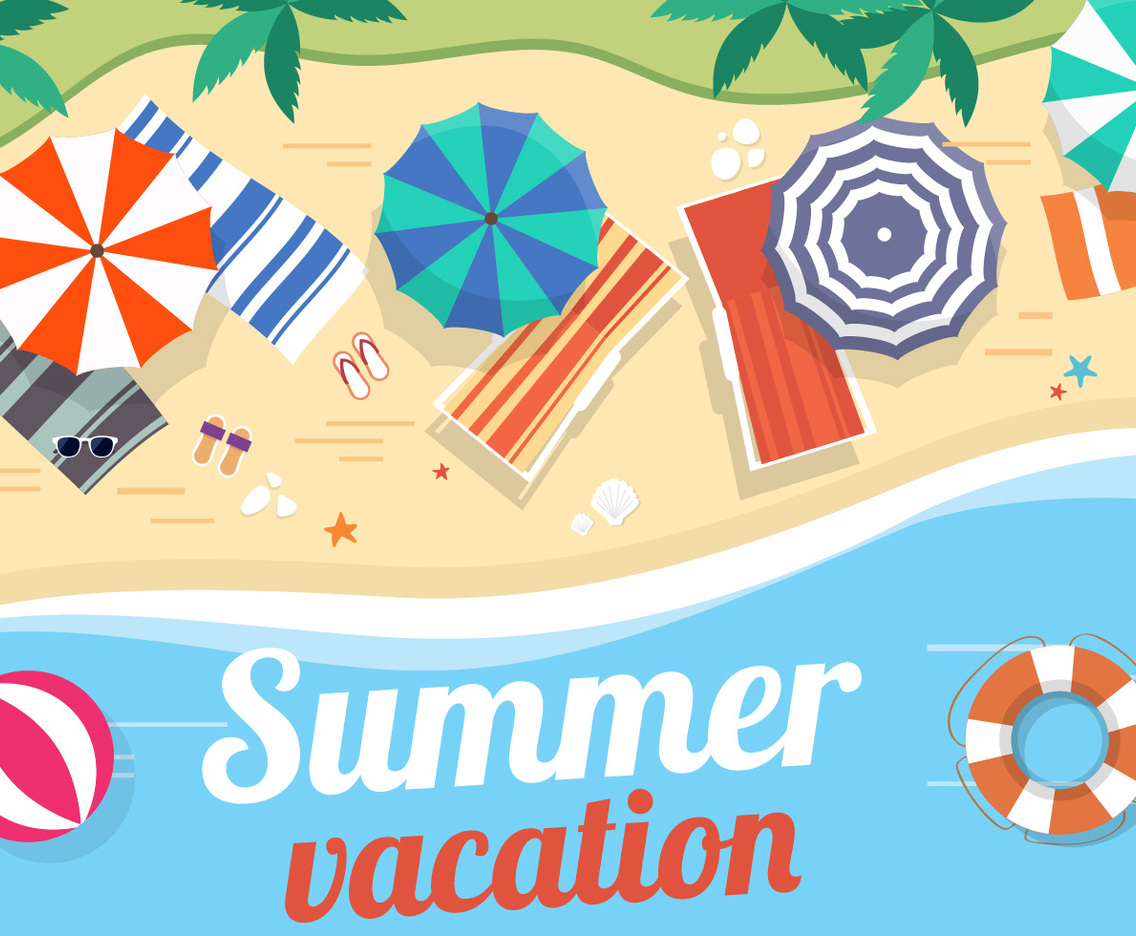 Free Vector Summer Landscape