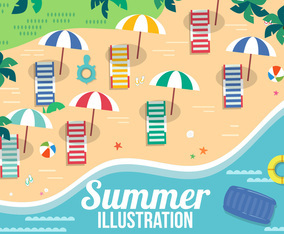 Free Vector Summer Elements