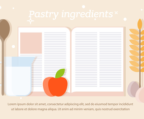 Free Pastry Ingredients Vector