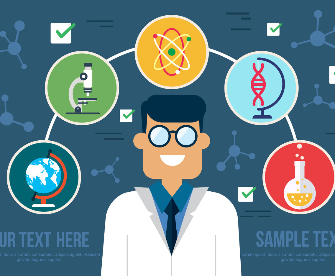 Free Scientist Vector