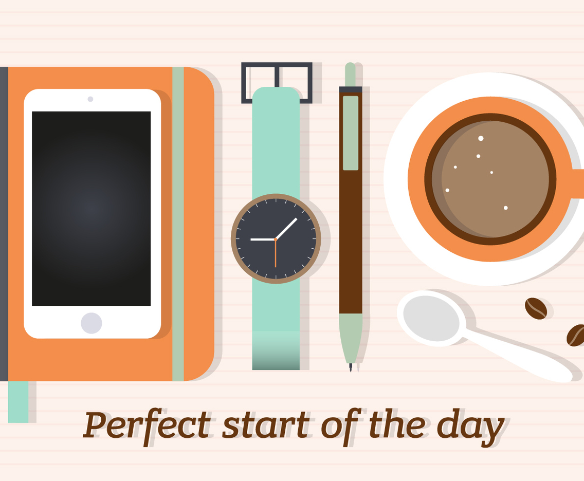 Free Coffee Break Vector Illustration