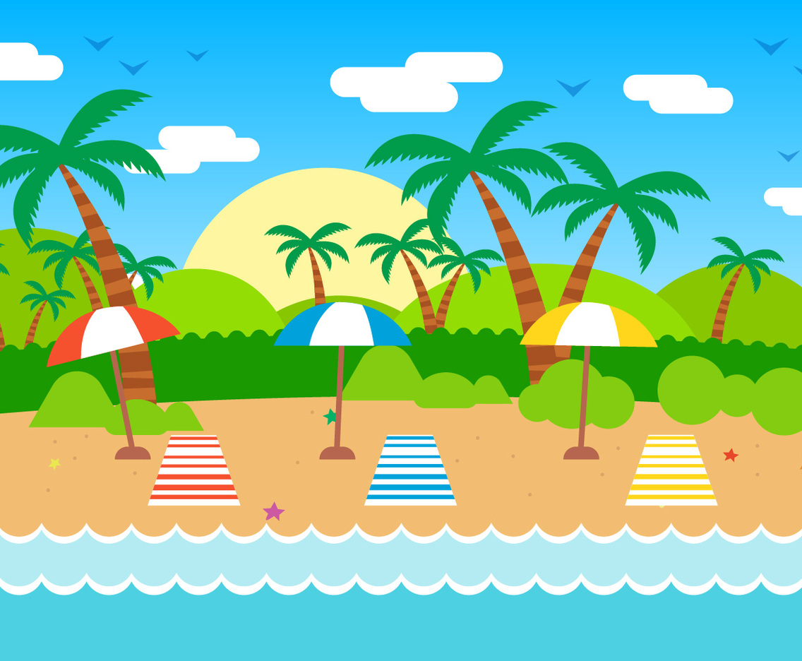 Free Summer Vector Illustration