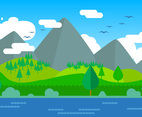 Free Landscape Vector Illustration
