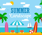Free Vector Summer Illustration