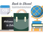 Free Back To School Vector Illustration