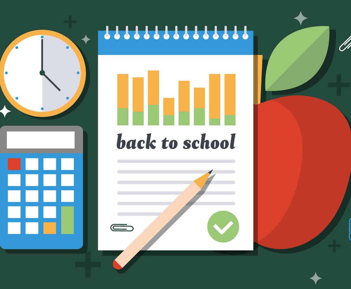 Free Welcome Back to School Vector Illustration