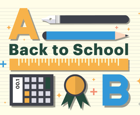 Free Flat Back to School Ruler Illustration