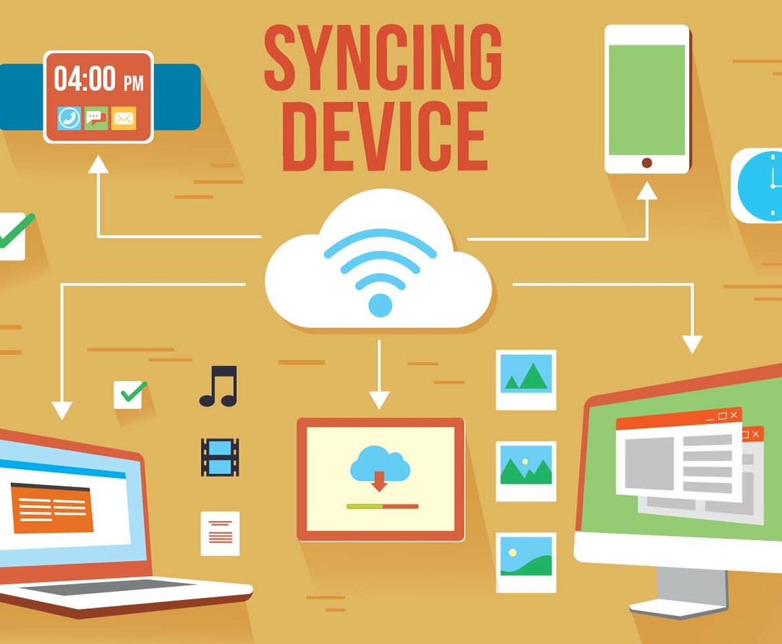 Free Syncing Vector Illustration