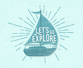 EARMARKED Vintage Sailboat Vector Illustration