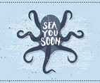 Free Vintage Octopus Vector Illustration